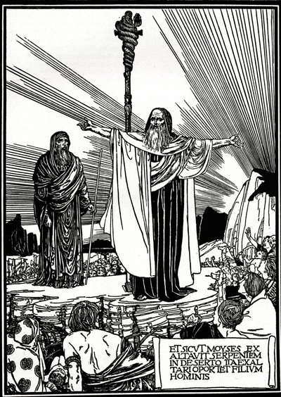 Ilustrace pro The Oltar Book, 1892, 1897 od Robert Anning Bell