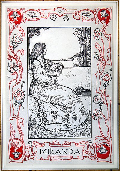 Miranda, ze Shakespearových hrdinek od Anny Murphy Jamesonové od Robert Anning Bell