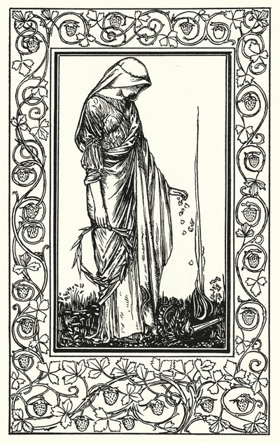 Shelley: Adonais (litografie) od Robert Anning Bell