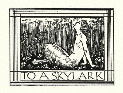 Shelley: Skřivánkovi (litografie) od Robert Anning Bell