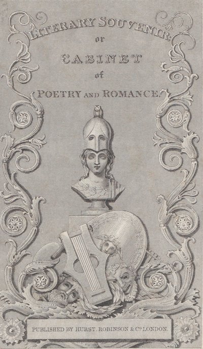 Vizitka za literární suvenýr, 19. století. od Robert Baker
