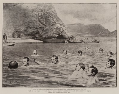 Prázdniny East-end chlapecké brigády v Lulworth Cove od Robert Barnes