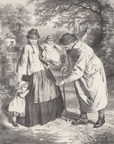 Plaché dítě (rytina) od Robert Barnes