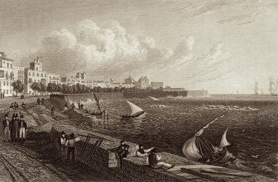 Pohled na Cádiz od Robert Batty