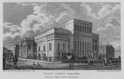 Divadlo v Covent Garden (rytina) od Robert Blemell (after) Schnebbelie