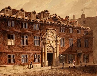 Blackwell Hall, King Street, Cheapside od Robert Blemell Schnebbelie