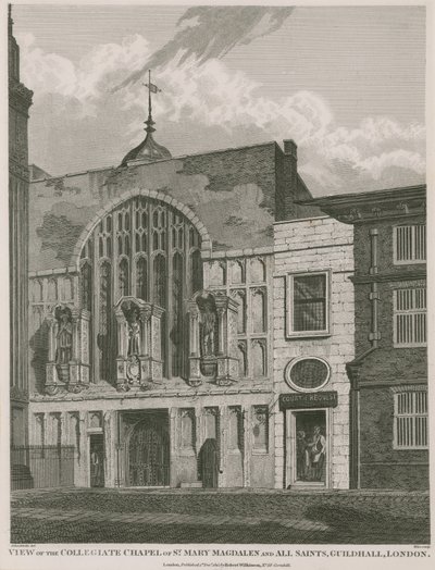 Pohled na Collegiate Chapel of St Mary Magdalen and All Saint
