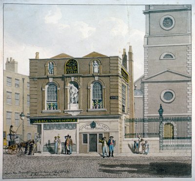 Aldgate House, Aldgate High Street, Londýn, 1815 od Robert Blemmell Schnebbelie