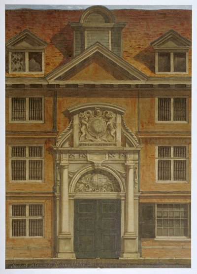 Blackwell Hall, City of London, 1819 od Robert Blemmell Schnebbelie