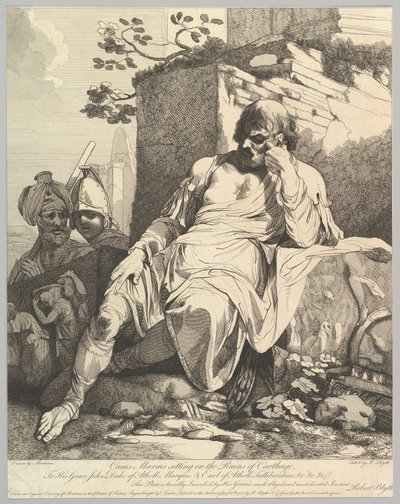 Caius Marius na troskách Kartága, 20. ledna 1782. od Robert Blyth