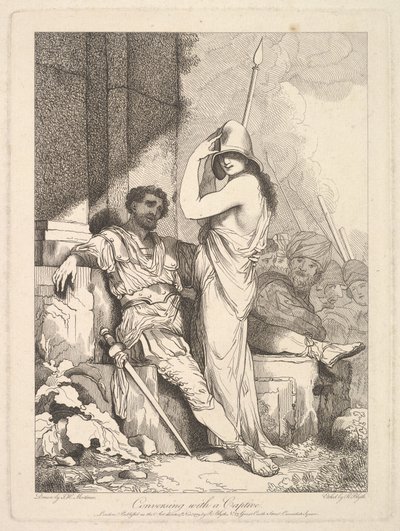 Conversing with a Captive, 15. listopadu 1779. od Robert Blyth