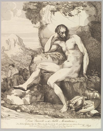 Don Quijote v Sable Mountains, 20. října 1782. od Robert Blyth