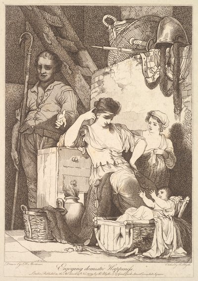 Požívání domácího štěstí, 15. listopadu 1779. od Robert Blyth