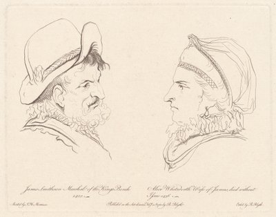 James Smithson a Alice Whitworth od Robert Blyth, after John Hamilton Mortimer