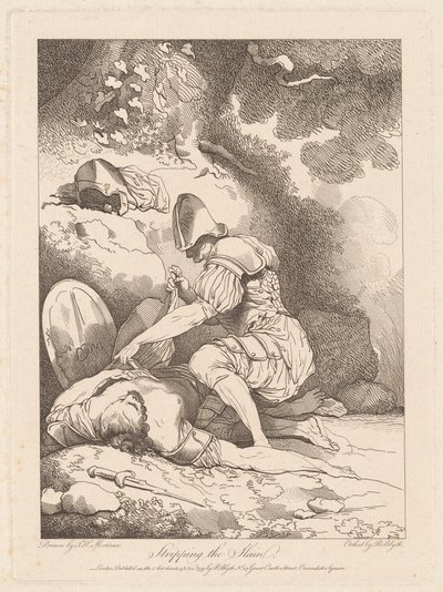 Svlečení zabitého od Robert Blyth, after John Hamilton Mortimer