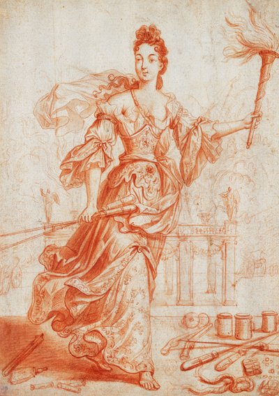 Alegorie ohně, od Robert Bonnart