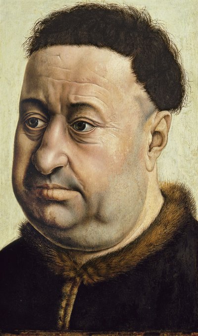 Portrét muže Robert de Masmines, c.1425 od Robert Campin