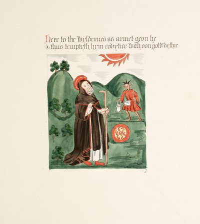Paní Nová Coll 380, f39r. Starožitnosti katedrálního kostela Saint Mary, Carlisle, kreslil Robert Carlile, 1795 (pero a inkoust a wc na papíře) od Robert Carlile