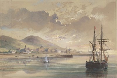 Valentia v letech 1857-1858 v době položení bývalého kabelu, 1865. od Robert Charles Dudley