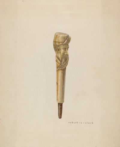 Hůlková hlava nebo rukojeť od Robert Clark