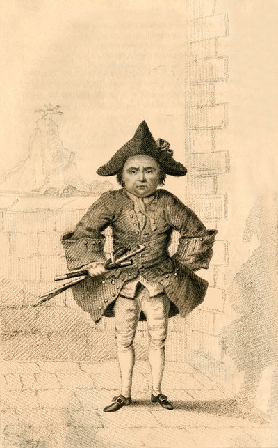 Chevalier Desseasau, pozoruhodný svou marnivostí, 1821. od Robert Cooper