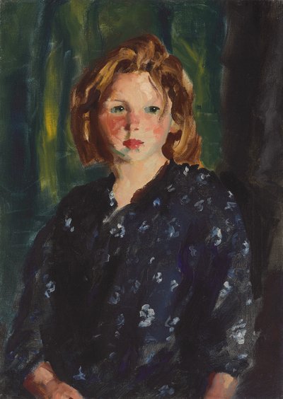 Portrét dívky, 1928 od Robert Cozad Henri