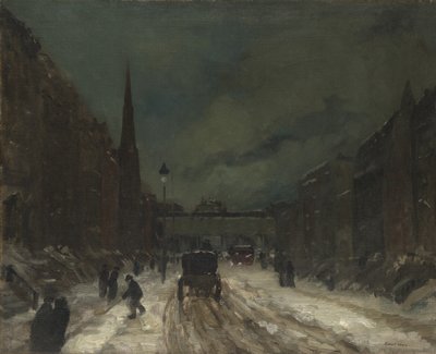 Pouliční scéna se sněhem (57. ulice, NYC.), 1902 od Robert Cozad Henri