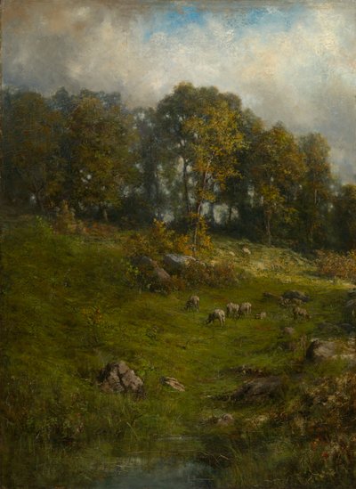 A Hillside Pasture, konec 19.-začátek 20. století. od Robert Crannell Minor