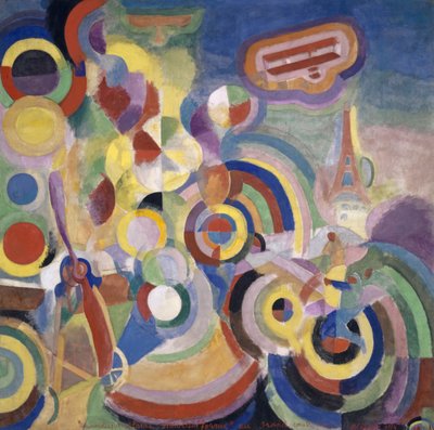 Pocta Blériotovi od Robert Delaunay