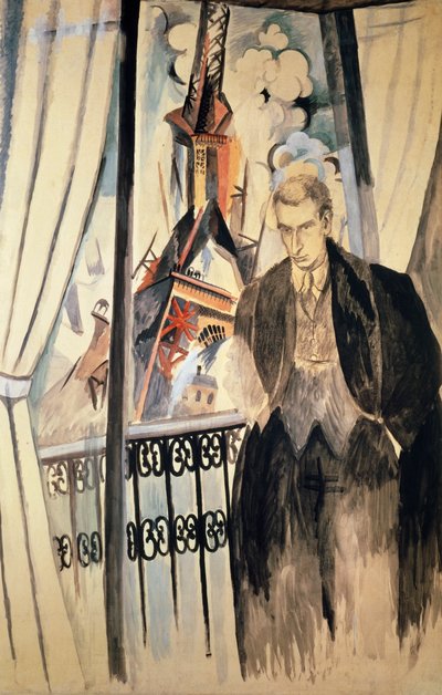 Portrét Philippe Soupault (Chaville od Robert Delaunay