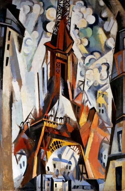 Eiffelova věž, 1910-1911 od Robert Delaunay