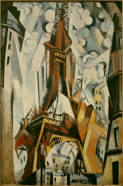 Obraz Eiffelova věž od Roberta Delaunaya (1885-1941) 1910. od Robert Delaunay