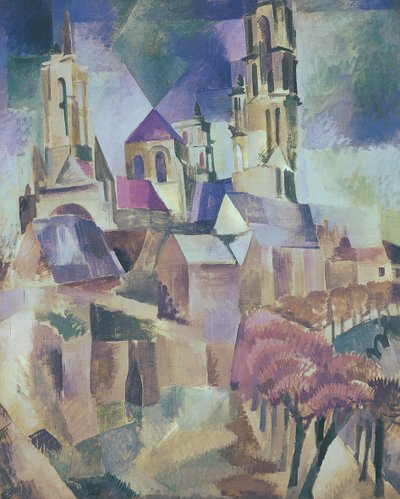 Věže v Laonu od Robert Delaunay