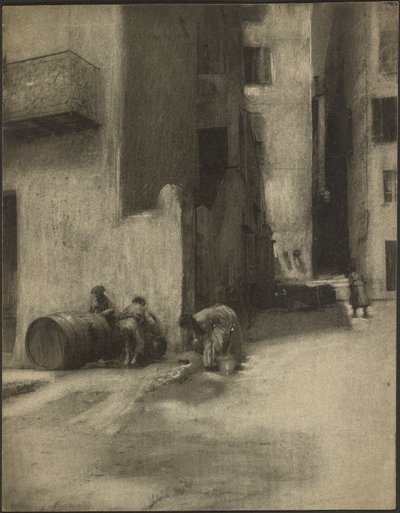 Roh ulice v Mentonu od Robert Demachy
