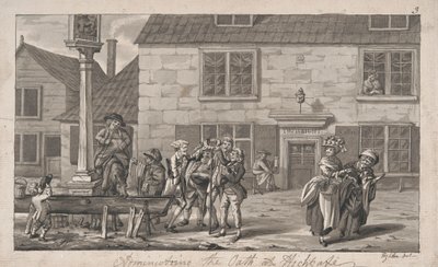 Správa přísahy v Highgate od Robert Dighton