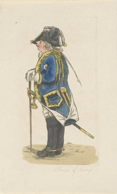Portrét Williama V., prince z Orange-Nassau od Robert Dighton