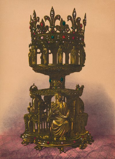 Stříbrná pozlacená svatyně, 1893. od Robert Dudley