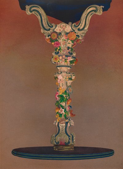 Stůl drážďanského porcelánu, 1863. od Robert Dudley
