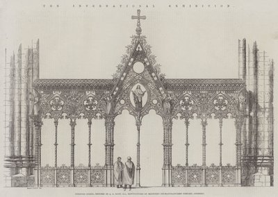 Mezinárodní výstava (rytina) od Robert Dudley