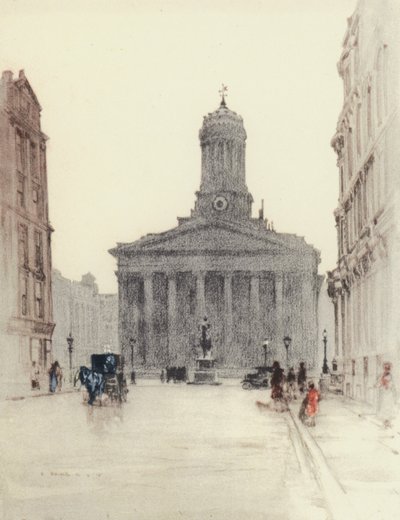 Glasgow: (barevná litografie) od Robert Eadie