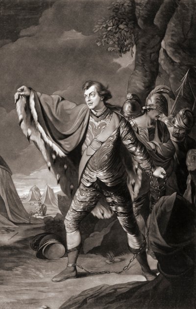 Englantilainen näyttelijä Samuel Reddish. Muotokuva. (Tulosta) od Robert Edge (after) Pine