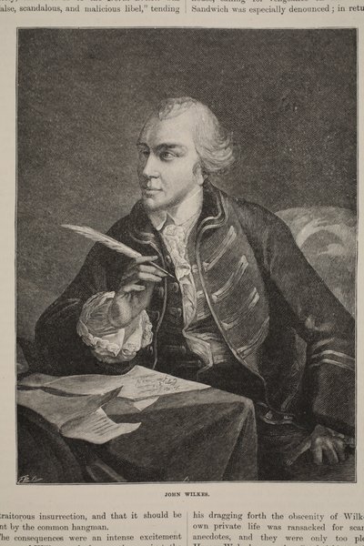John Wilkes, ilustrace z 