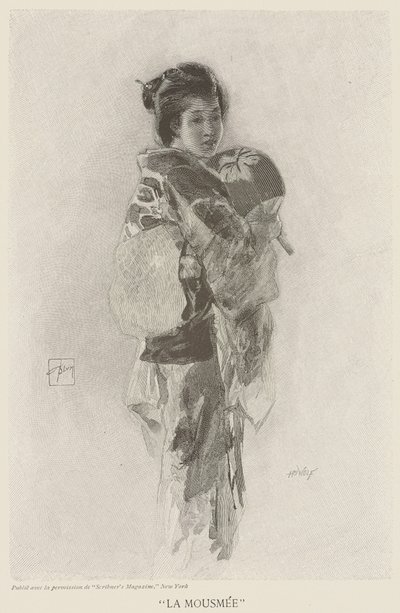 La Mousmee, ilustrace z 