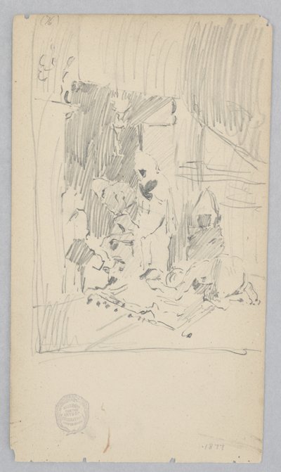 Vchod do mešity od Robert Frederick Blum