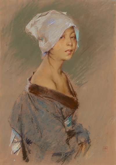 Japonská dívka od Robert Frederick Blum