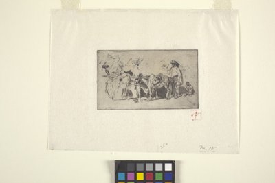 Muži a osli, Řím (inkoust) od Robert Frederick Blum