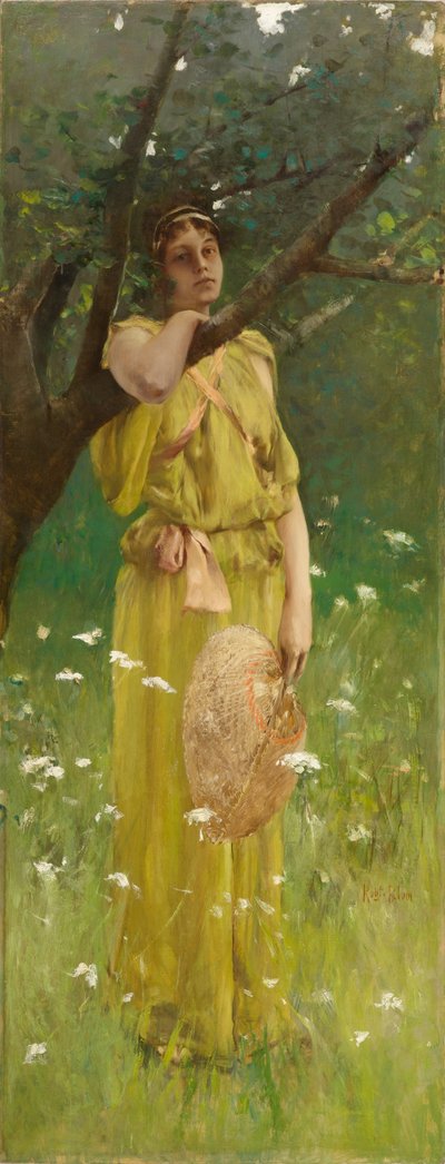 Reverie, kolem 1883-1884 (olej na plátně) od Robert Frederick Blum
