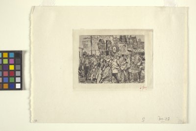 Scéna v cirkusu (inkoust) od Robert Frederick Blum