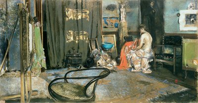 Ateliér Roberta F. Bluma od Robert Frederick Blum