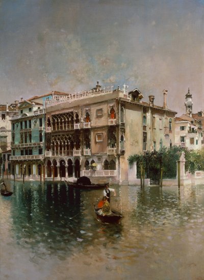 Canal Grande, Benátky od Robert Frederick Blum